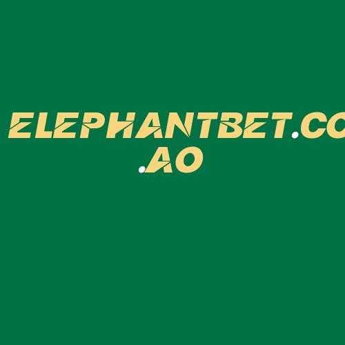 Logo da ELEPHANTBET.CO.AO